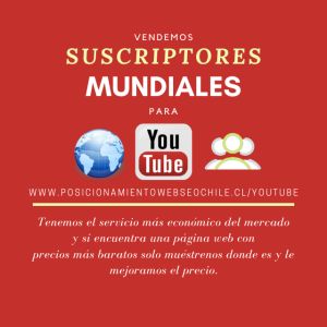 suscriptores para youtube