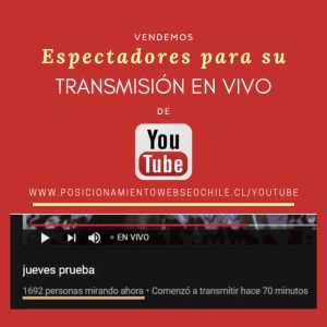 Comprar espectadores para su transmisión en vivo de YouTube