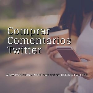 Comprar comentarios Twitter