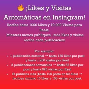 instagram likes visitas promociones
